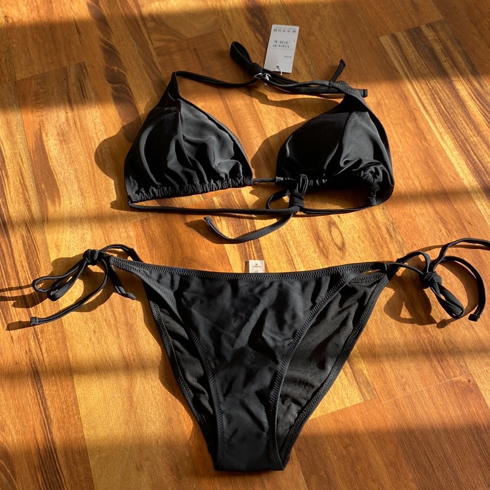 black bikini
